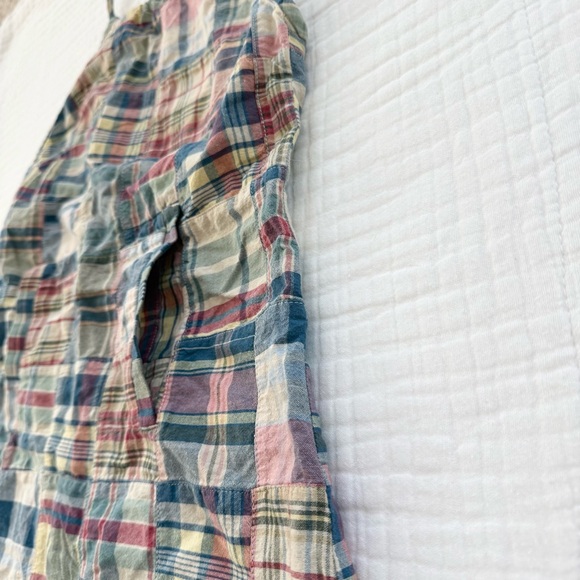 Ralph Lauren Plaid 100% cotton patchwork Halter Dress size medium - Picture 3 of 12